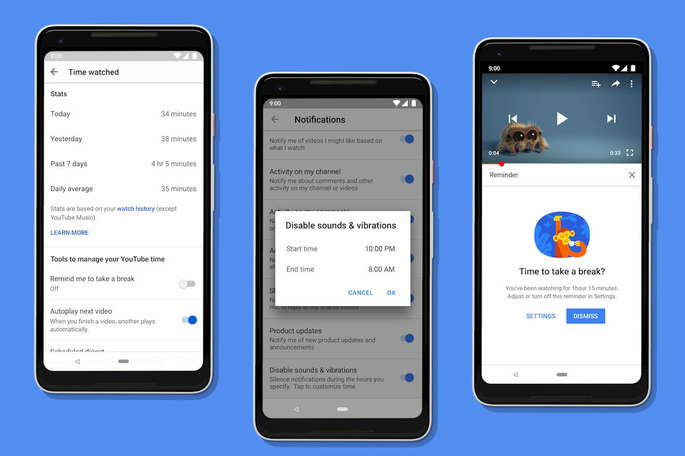 google digital wellbeing