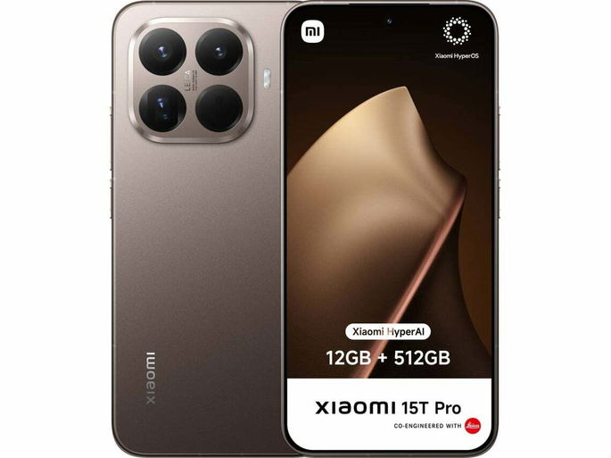 XIAOMI 15T Pro (6.83'' - 12 GB - 512 GB - Dourado)