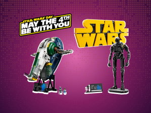10 artigos LEGO para entrares na galáxia muito, muito distante neste Star Wars Day!