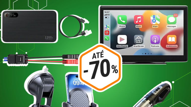 10 gadgets úteis e baratos para o teu carro com descontos até 50%