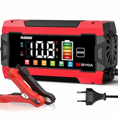 12 V 10 A Cargador de Bateria