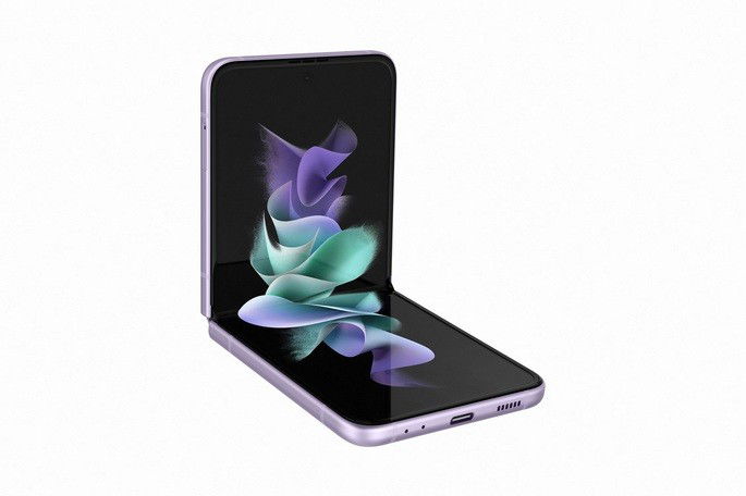 Samsung Galaxy Z Flip3 aberto