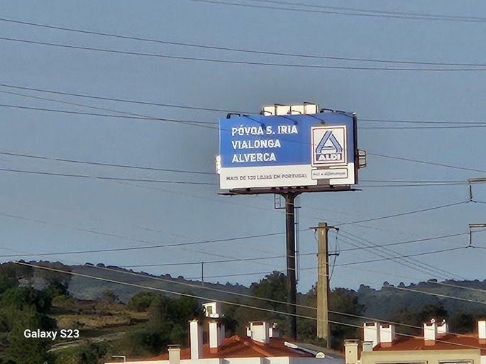 Imagem capturada com zoom digital de 10x do Samsung Galaxy S23