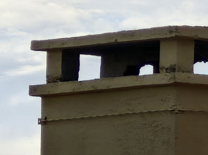 Fotografia captada com zoom de 30 vezes