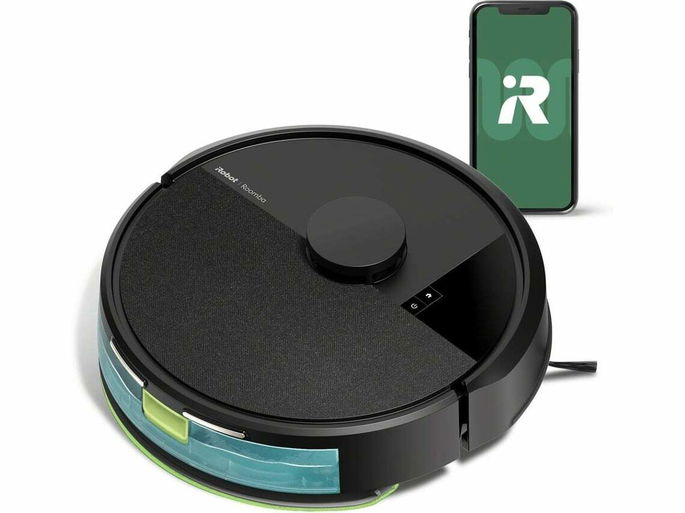 Aspirador Robô IROBOT Roomba 105 Combo (Autonomia: 120 min - Preto)