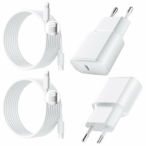 25 W Cargador R&aacute;pido para iPhone 2 Pack