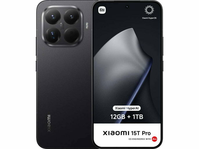 Smartphone XIAOMI 15T Pro (6.83'' - 12 GB - 1 TB - Preto)
