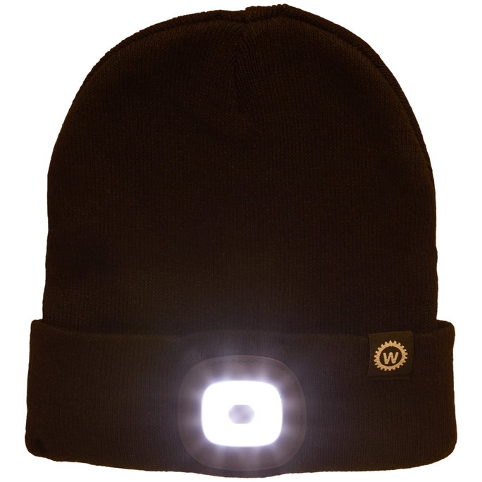 gorro com lanterna