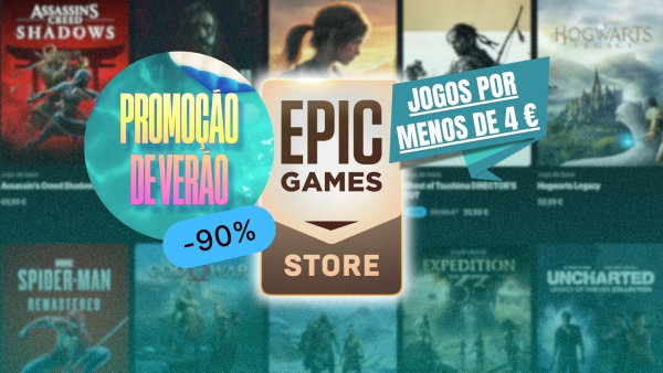 34 jogos em promoção de verão da Epic Games (e há títulos por menos de 4 €)