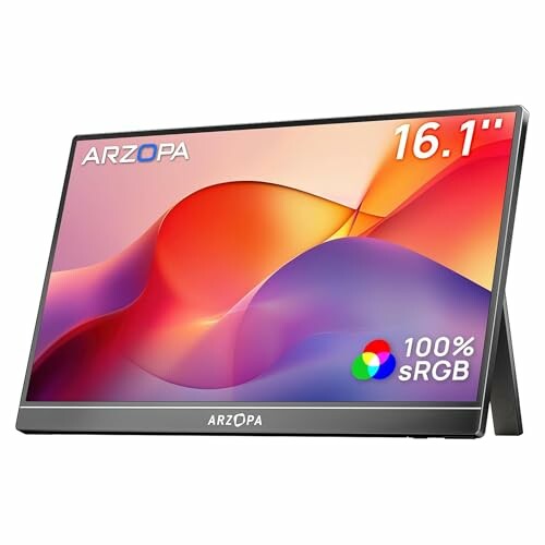 ARZOPA 16,1" Monitor portátil, de FHD IPS 100sRGB%