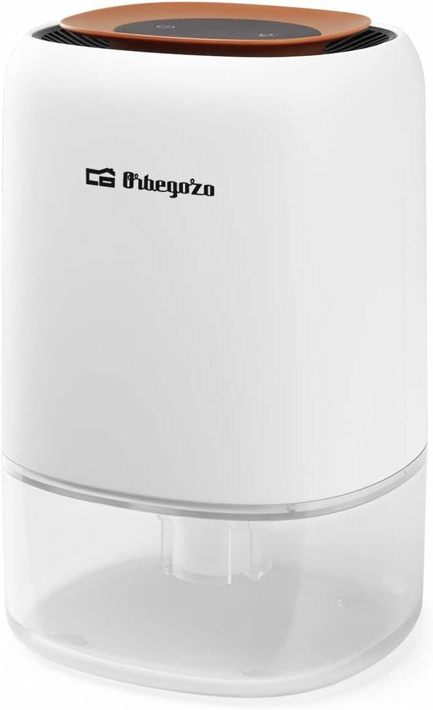 Orbegozo DH 305 - desumidificador, tamanho compacto, silencioso, luz decorativa, sem refrigerante, capacidade 1 L, 23 W