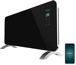 Ready Warm 6770 Crystal Connection. Aquecedor Elétrico Baixo Consumo com Wi-Fi, 2000 W