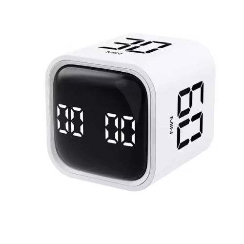 Produtividade cubo temporizador sensor de gravidade