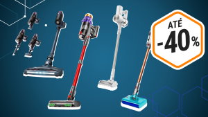 4 aspiradores verticais para facilitar a limpeza e com descontos até 40% na Amazon