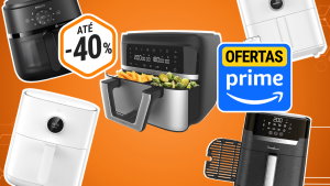 5 melhores Airfryers com desconto até 40% nas Ofertas Prime da Amazon!