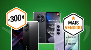 5 telemóveis mais vendidos na Amazon por menos de 300 euros em 2026