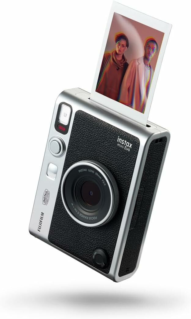 instax Mini EVO Black-C. Câmara e impressora com ecrã LCD de 2,7 polegadas