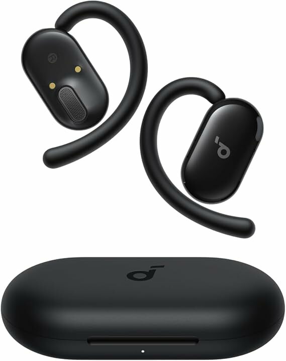 Soundcore Anker V20i Auriculares Open-Ear, ganchos giratórios para orelhas