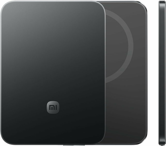 Xiaomi UltraThin Magnetic Power Bank 5000 15W Preto 5000 mAh