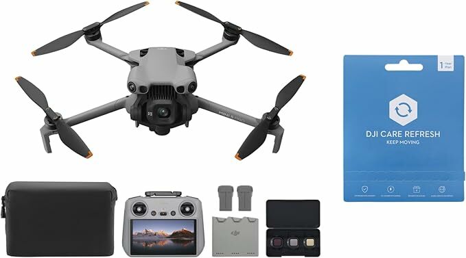 Pack DJI Mini 5 Pro Voe mais com DJI RC 2 e 1 ano de DJI Care, drone 4K para iniciantes