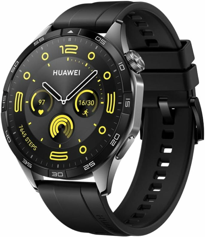 HUAWEI Watch GT 4 46 mm Smartwatch, bateria de até 2 semanas, iOS e Android, gestão de calorias, acompanhamento profissional de saúde, SpO2, GPS, versão espanhola, preto