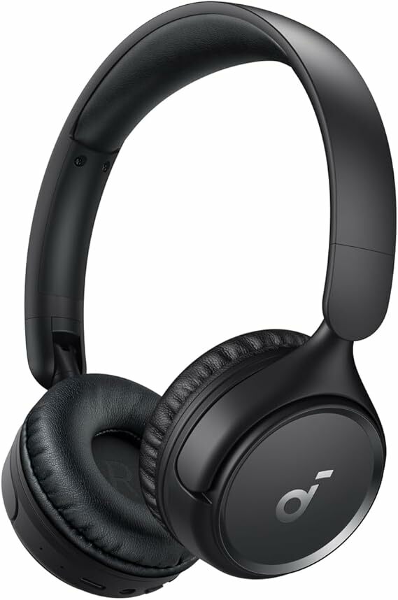 Soundcore Auriculares sem fios Bluetooth diadema H30i, design dobrável, graves charutos, 60H de reprodução