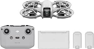 Pack DJI Neo Voe mais, mini drone com câmara 4K UHD para adultos