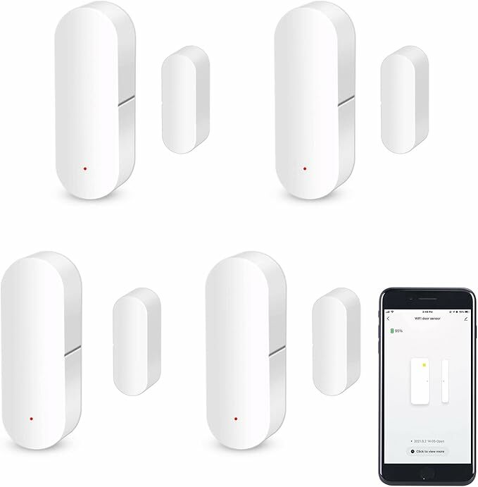 Sensor de porta e janela WiFi inteligente