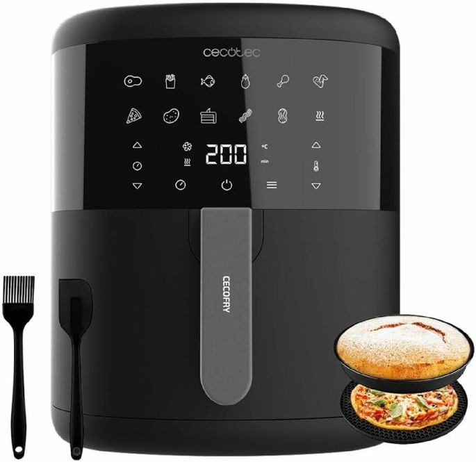 Cecofry Bombastik 6000 Full Fritadeira sem &oacute;leo Airfryer digital