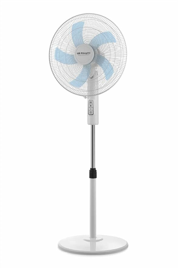 Orbegozo SF 1040 Ventoinha de pé, 3 velocidades, silencioso, cabeça oscilante