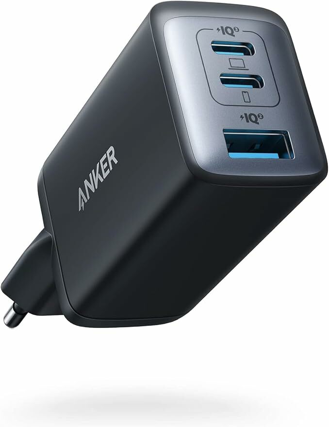 Anker Carregador USB C (Nano II de 65 W) Pod de 3 portas PPS carregador rápido