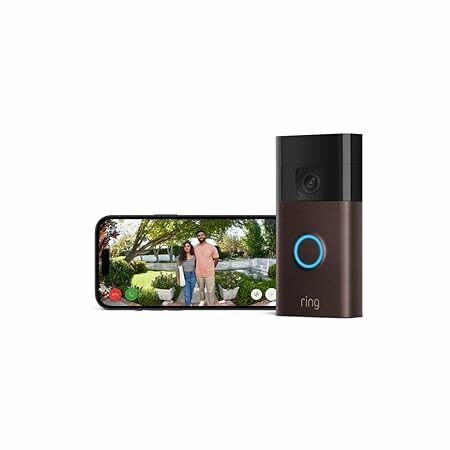 Campainha de vídeo alimentada por bateria Ring