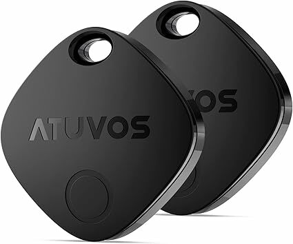 ATUVOS Air Tag Smart Tracker 2 Pack preto(apenas iOS, Android não compatível)