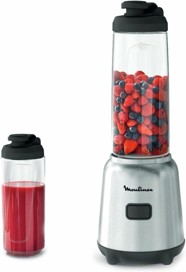 Moulinex Mix & Move Mini Liquidificadora, 2 garrafas Tritan Premium
