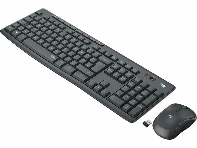Teclado + Rato sem fios LOGITECH Mk295