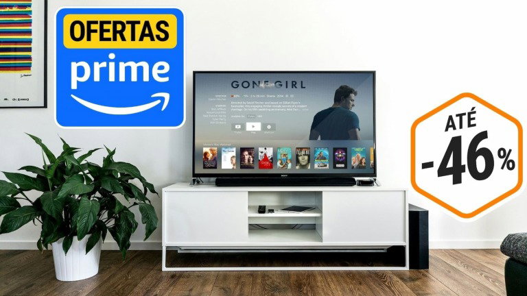 6 das melhores smart TVs com promoção até -46% de desconto no Prime Day