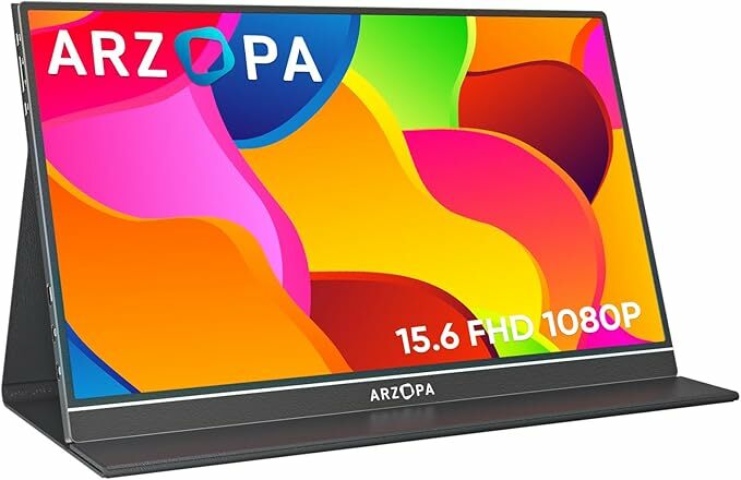 ARZOPA S1 Table Monitor portátil Full HD de 15,6" e 1920 x 1080 pixels