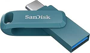 SanDisk 1 TB Ultra Dual Drive Go memória flash USB Type-C com conectores USB Type-C e Type-A
