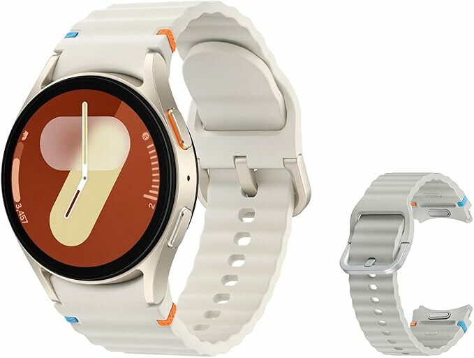 Samsung Galaxy Watch7 Bluetooth correia - Smartwatch 40 mm, controlo de saúde, monitorização desportiva, bege
