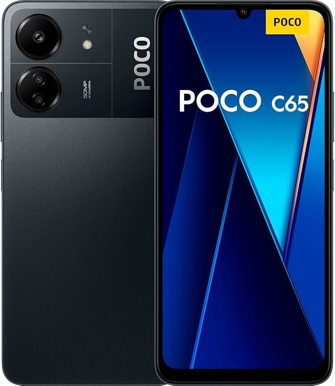 Xiaomi Poco C65 - Smartphone de 8 + 256 GB, ecrã de 6,74" de 90Hz HD+, MediaTek Helio G85, câmara tripla 50 MP+2MP+QVGA