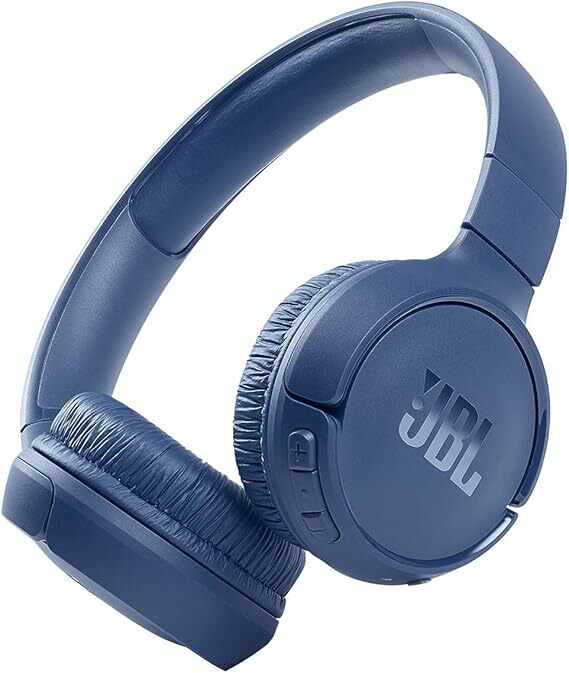 JBL Tune 510 BT Auriculares sem fios on-ear com tecnologia Bluetooth, leves, confortáveis e dobráveis, até 40 h de bateria