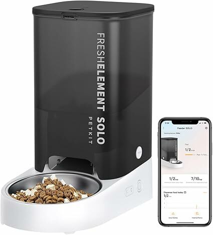 PETKIT Alimentador de gato automático, 2,4 G WiFi, dispensador de comida para gatos/cães
