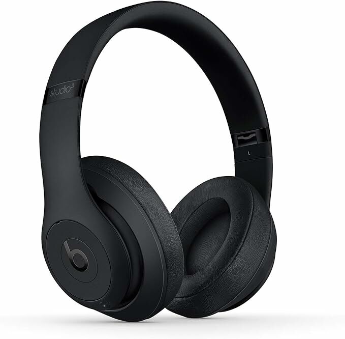 Beats Studio3: Auriculares sem fios com cancelamento de ruído ativo, até 22h de autonomia, chip Apple W1 e carregamento rápido