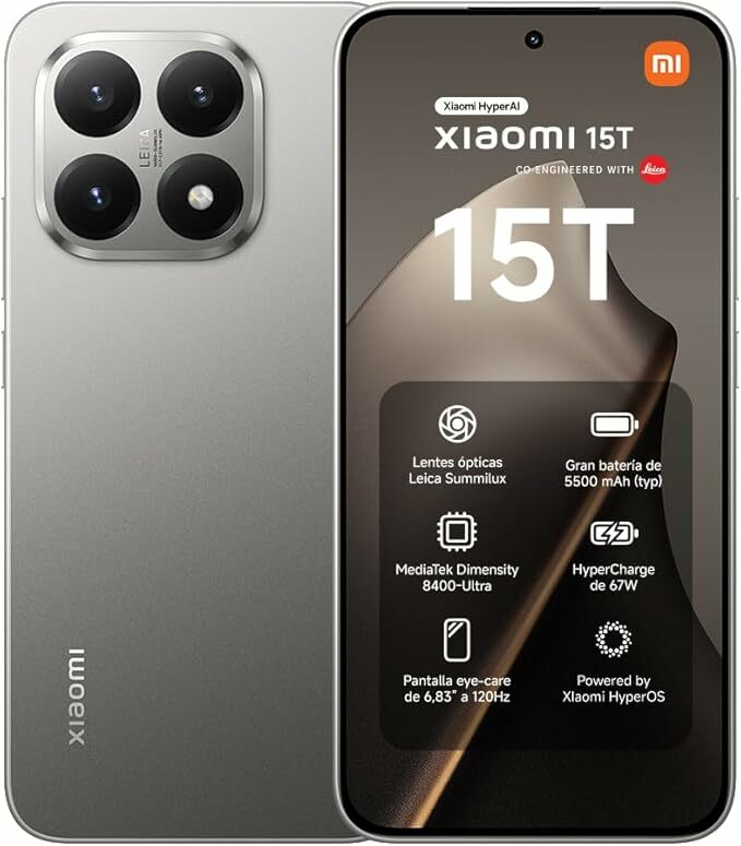XIAOMI 15T Smartphone de 12 + 256 GB