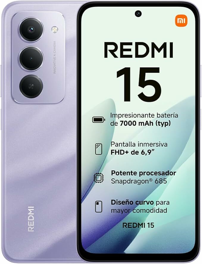 IAOMI REDMI 15 Smartphone de 8 + 256 GB