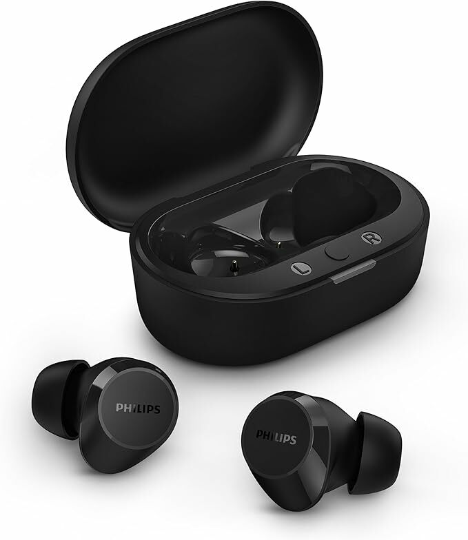 PHILIPS TAT1209BK Auriculares True Wireless com Bluetooth