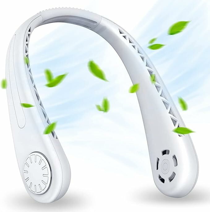 SHAVINGFUN Ventoinha de pescoço portátil, silenciosa