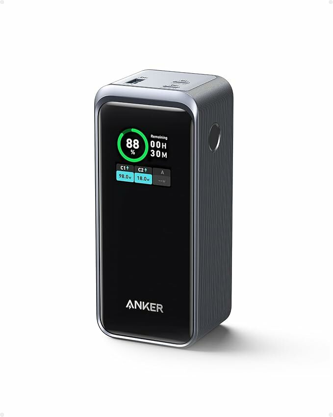 Anker Prime Power Bank, carregador portátil de 20 000 mAh com saída de 200 W