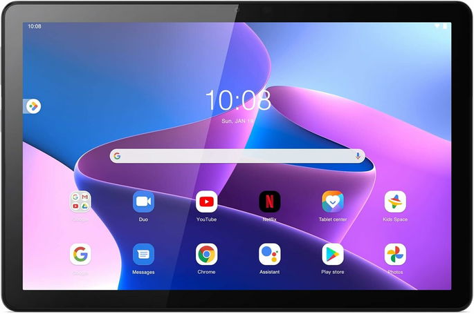 Lenovo Tab M10 (3rd Gen) Tablet WUXGA de 10,1" (Unisoc T610, 4 GB de RAM, 64 GB expansíveis até 2 TB, 2 altifalantes, WiFi + Bluetooth 5.0, Android 11), cinzento