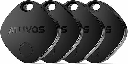 ATUVOS Air Tag Smart Tracker 4 Pack preto